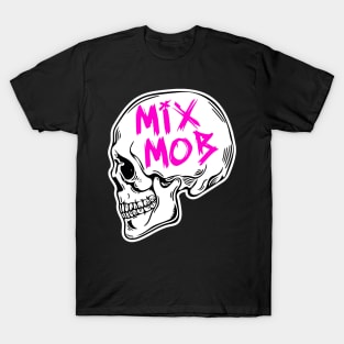 Mix Mob Skull (Pink) T-Shirt